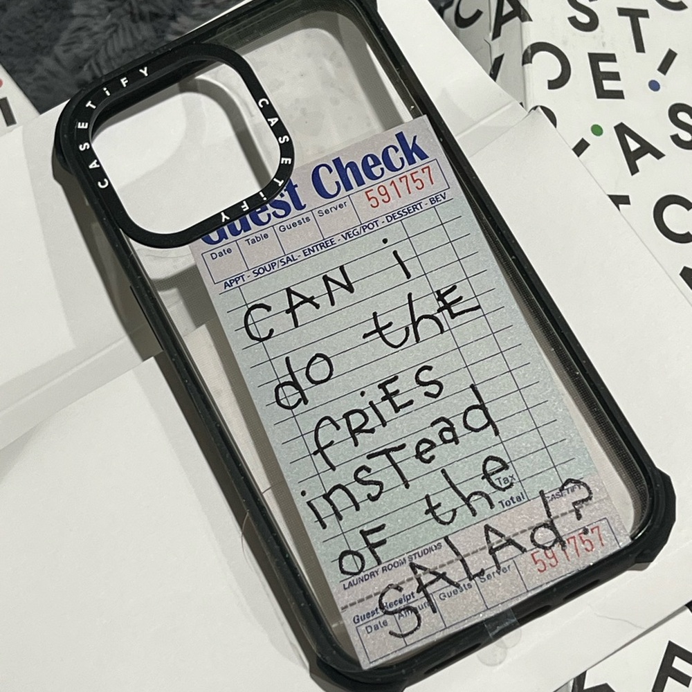 Casetify The Fries Instead of Salad Case - Ultra Impact Crush case iPhone 13 Pro